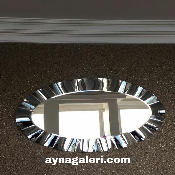 Dalgalı salon aynası füme