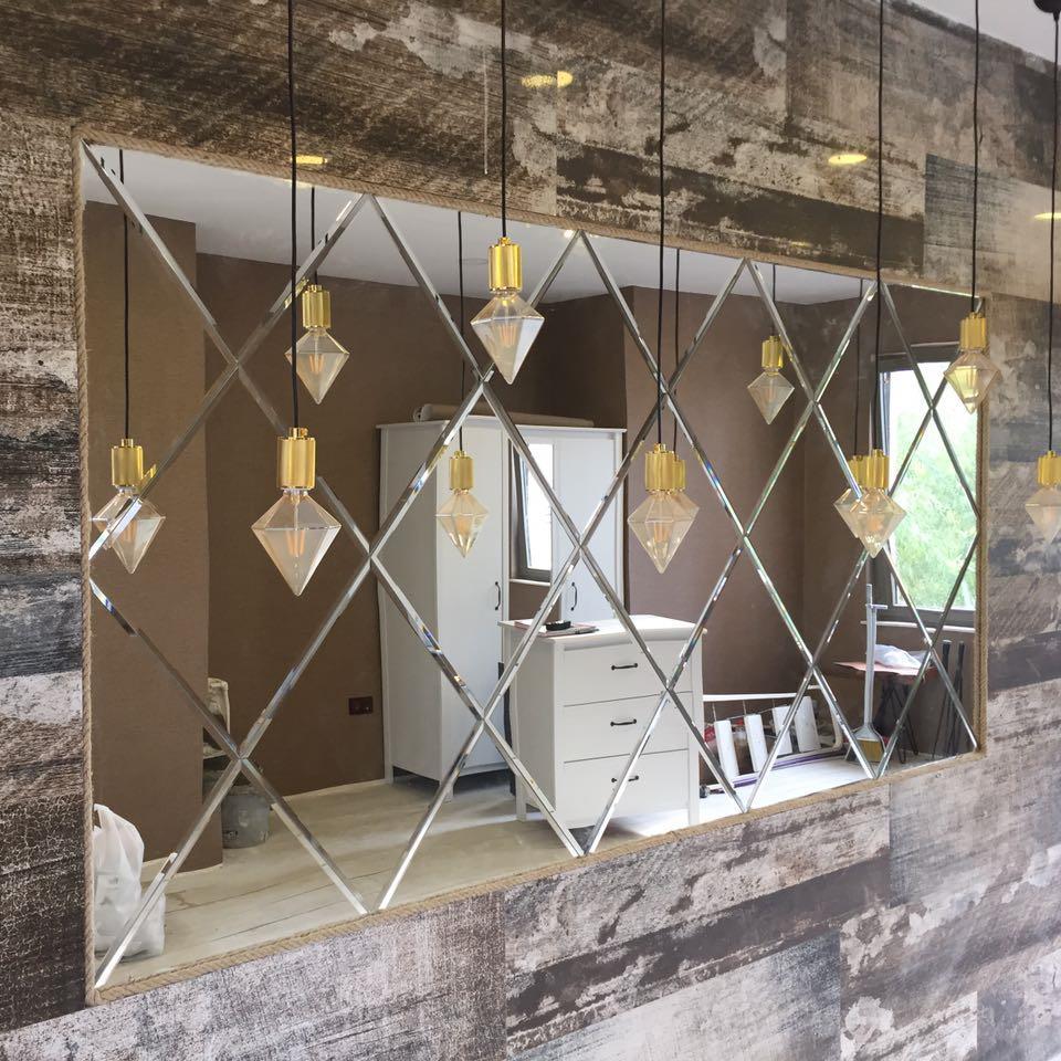 BEYAZ  BAKLAVA   AYNA  15