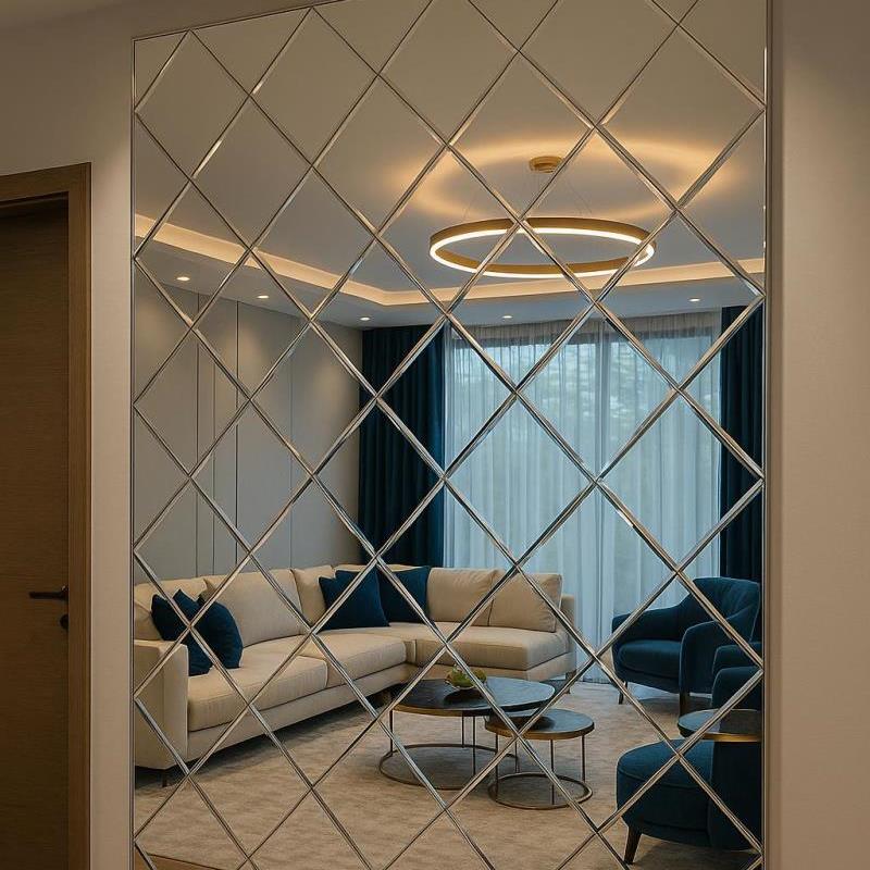 Beyaz Baklava Ayna 200 x 180 Cm