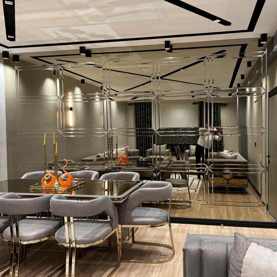 BRONZ KARE BAKLAVA  AYNA  20 