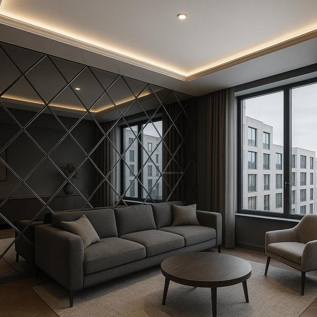 Füme Baklava Ayna 200 x 130 CM